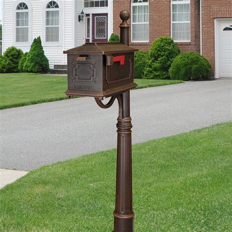 metal post boxes|steel mailbox post residential.